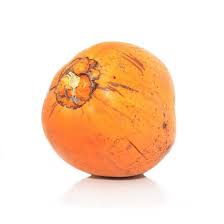 Orange tender coconut